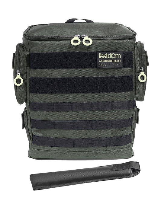 PERFORMANCE BLOCK HD-23  MEDIUM Low-Vision Tactile Backpack